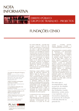 Fundacoes_censo - Associação Fiscal Portuguesa