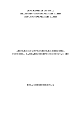 A pesquisa nos grupos de pesquisa: cibern&eacute;tica pedag&oacute;gica