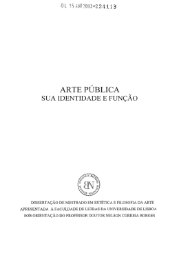 ARTE P&Uacute;BLICA