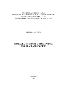 UNIVERSIDADE DE S&Atilde;O PAULO