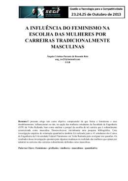 a influência do feminismo na escolha das mulheres por
