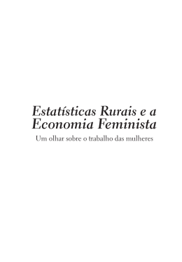 Economia Feminista - Minist&eacute;rio do Desenvolvimento Agr&aacute;rio