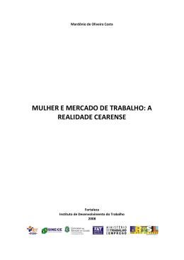 A participa&ccedil;&atilde;o das mulheres no mercado de trabalho