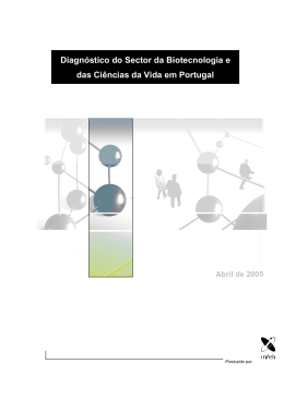 Diagn&oacute;stico do Sector da Biotecnologia e das Ci&ecirc;ncias da