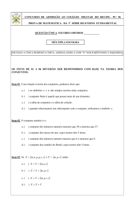 CMR – Prova MAT – 695 - Estudar e Conquistar