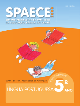 L&iacute;ngua Portuguesa 5&ordm; ano Ensino Fundamental - SPAECE