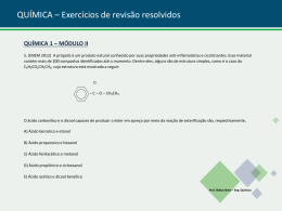 química 1 – módulo ii
