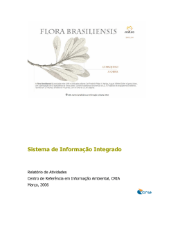 março de 2006 - Flora brasiliensis