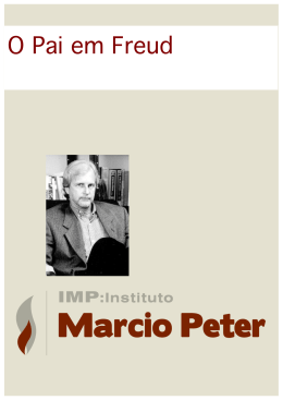 O Pai em Freud - Instituto Marcio Peter