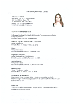Daniela Aparecida Gaist