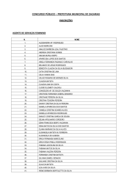 Incricao da Homologacao 17/08/2012