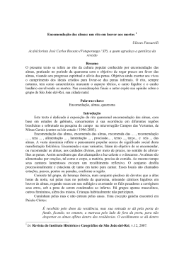 Encomenda&ccedil;&atilde;o das almas - IHG S&atilde;o Jo&atilde;o del-Rei