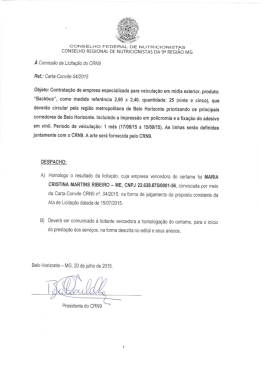 homologaçãoadjudicação carta convite 04-2015