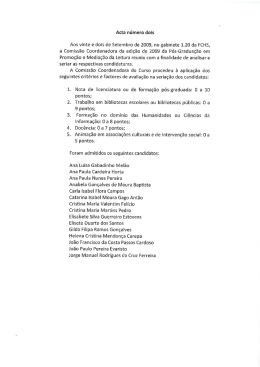Acta n&uacute;mero dois