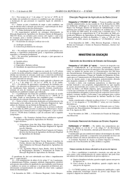 Deliberação n.º 64/2001