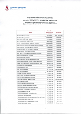 Escola Superior de Enfermagem S. Francisco das Miseric&oacute;rdias