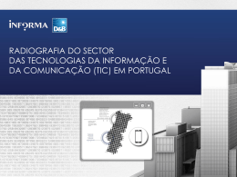 radiografia do sector das tecnologias da informa&ccedil;&atilde;o e