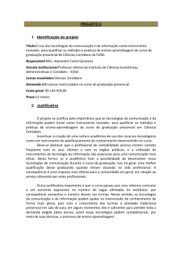 PROJETO 5 1. Identificação do projeto Título:O uso das tecnologias