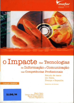 O Impacte das Tecnologias