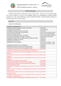 Quinta Retifica&ccedil;&atilde;o - Instituto Excel&ecirc;ncia