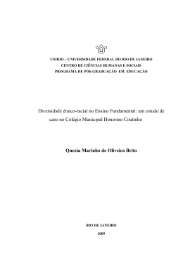 Diversidade &eacute;tnico-racial no Ensino Fundamental
