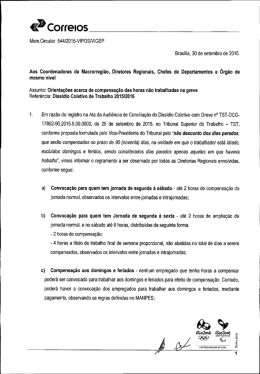 Orienta&ccedil;&atilde;os acerca de compensa&ccedil;&atilde;o das horas n&atilde;o trabalhadas na