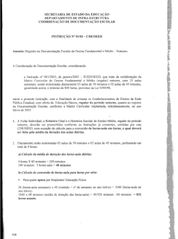 instru&ccedil;&atilde;o normativa n&ordm; 01/03 - cde/seed