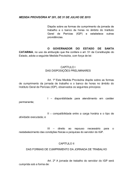 MEDIDA PROVISÓRIA Nº 201, DE 31 DE