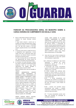 parecer da procuradoria geral do município sobre a carga horária
