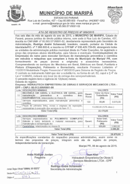 Ata de Registro 089.2015 - MECANICAS - HIDRAUTECH