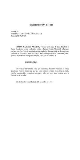 Leia o documento - Câmara Municipal de José Bonifácio