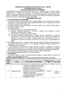 Edital - Central de Concursos