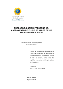 PRODUZINDO COM IMPRESSORA 3D