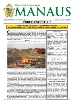 PODER EXECUTIVO - Di&aacute;rio Oficial do Munic&iacute;pio