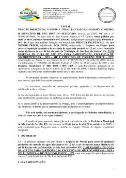 edital pp 039-2015 - S&atilde;o Jos&eacute; do Serid&oacute;