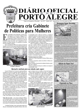 di&aacute;rio oficial porto alegre