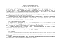 Edital n&ordm; 06/2014-UFPB (publicado no D.O.U. n&ordm; 25, 05/02/2014