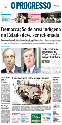 Demarca&ccedil;&atilde;o de &aacute;rea ind&iacute;gena no Estado deve ser