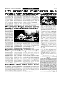 PM preende mulheres que