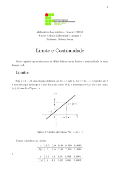 2. Limite e Continuidade