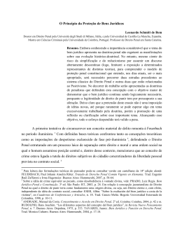 Princ&iacute;pio da prote&ccedil;&atilde;o de bens jur&iacute;dicos