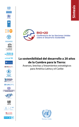 Síntesis - Comisión Económica para América Latina y el Caribe