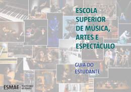 ESCOLA SUPERIOR DE M&Uacute;SICA, ARTES E