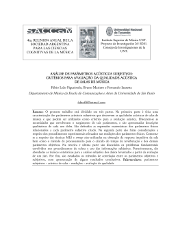 Departamento de M&uacute;sica da Escola de Comunica&ccedil;&otilde;es e