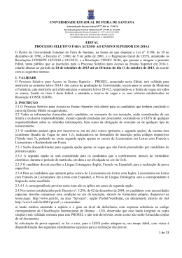 EDITAL_PROSEL 2014.1 - publica&ccedil;&atilde;o - UEFS