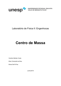 Centro de Massa - UNESP Sorocaba