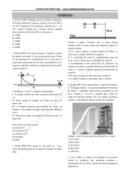 energia - Vestibular