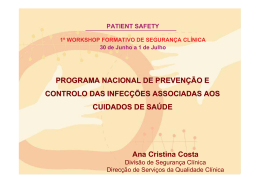 Ana Cristina Costa PROGRAMA NACIONAL DE PREVEN&Ccedil;&Atilde;O E