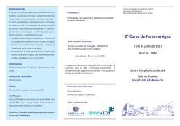 Programa - PDF - Centro Hospital de Setúbal, EPE