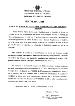 EDITAL 7/2015 - Autoridade Marítima Nacional